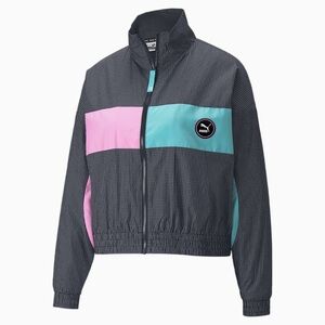 Puma retro vibe windbreaker - women’s Large - SWxP Woven Jacket